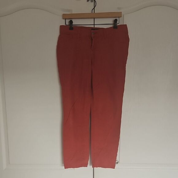 Women's Red High-Waist Pants - Picture 1 of 16